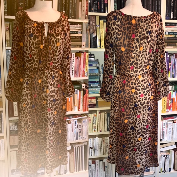 & Other Stories Leopard Dot Kaftan Dress - Picture 4 of 8
